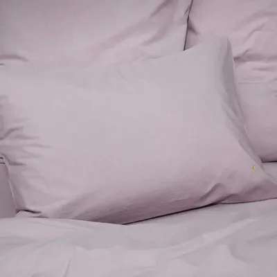 Linge de lit - Taie d'oreiller Céleste Poivre rose 65 x 65 - LA CERISE SUR LE GATEAU