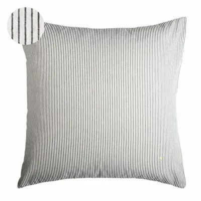 Linge de lit - Taie d'oreiller Léonie Caviar 65 x 65 - LA CERISE SUR LE GATEAU