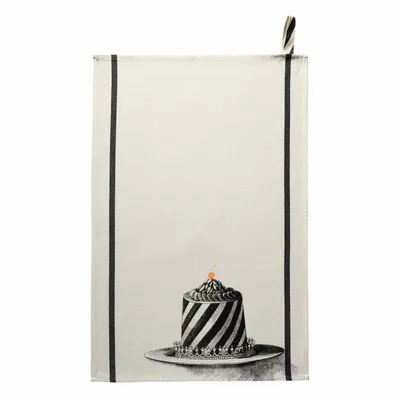 Dish towels - Charlotte Tea Towel Écru 70 X 50 - LA CERISE SUR LE GATEAU