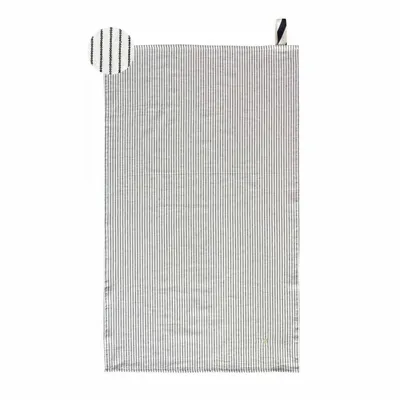 Dish towels - Léonie Tea Towel Caviar 80 X 50 - LA CERISE SUR LE GATEAU