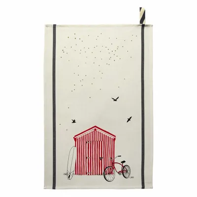 Dish towels - Marinette Tea Towel Écru 70 X 50 - LA CERISE SUR LE GATEAU