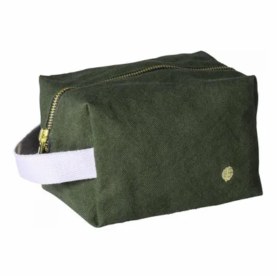 Pochettes - Trousse cube Iona Kale L 22 x 14 x 10,5 - LA CERISE SUR LE GATEAU