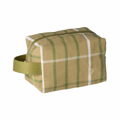 Clutches - Cube Pouch Scotty Marron S 15,5 X 10 X 10 - LA CERISE SUR LE GATEAU