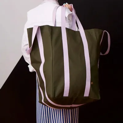 Sacs et cabas - Sac maxi Poppins Iona Kale 48 x 33 x 33 - LA CERISE SUR LE GATEAU