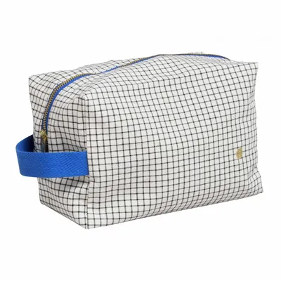 Clutches - Box pouch Stylo Bleu L 14 X 22 X 11 - LA CERISE SUR LE GATEAU