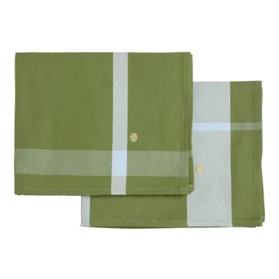 Table cloths - Set of 2 La nonna placemats Pistacchio 40 X 50 X 1 - LA CERISE SUR LE GATEAU