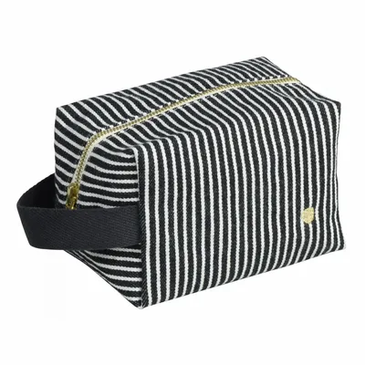 Clutches - Cube cosmetic pouch Basile Caviar S 10 X 16 X 10 - LA CERISE SUR LE GATEAU