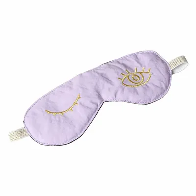 Vêtements de nuit - Masque de nuit Eyes Lilas 8 x 20 - LA CERISE SUR LE GATEAU