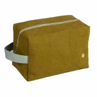 Clutches - Iona cube toiletry bag Nuts L 22 X 14 X 10,5 - LA CERISE SUR LE GATEAU