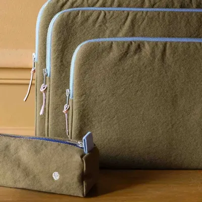 Clutches - Iona Pencil Case Nuts 6 X 20 X 6 - LA CERISE SUR LE GATEAU