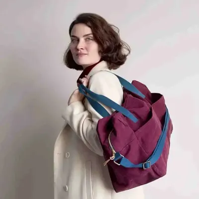 Bags and totes - Iona Travel Bag Wine 30 X 42 X 20 - LA CERISE SUR LE GATEAU