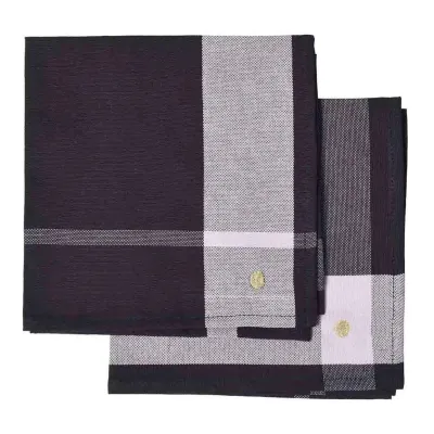 Serviettes - Lot de 2 serviettes de table La nonna Caviar 45 x 45 - LA CERISE SUR LE GATEAU