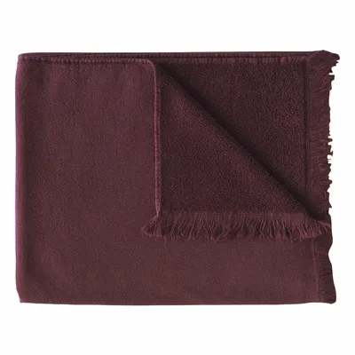 Serviettes de bain - Maxi drap de bain Luna Wine 160 x 100 - LA CERISE SUR LE GATEAU