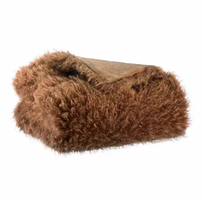 Throw blankets - Betani Throw Blanket Acajou 130 X 160 - MAISON VIVARAISE - SDE VIVARAISE WINKLER