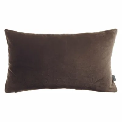 Coussins - Coussin uni Elise Ébène 30 x 50 - MAISON VIVARAISE - SDE VIVARAISE WINKLER