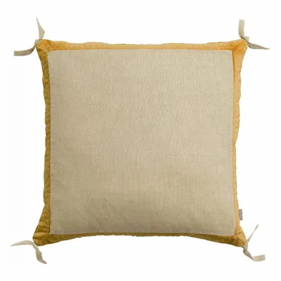 Coussins - Coussin Elise Chambray Maïs 45 x 45 - MAISON VIVARAISE - SDE VIVARAISE WINKLER