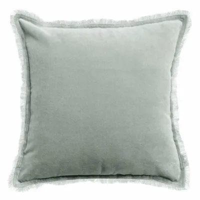 Cushions - Plain Cushion Fara Titane 45 X 45 - MAISON VIVARAISE - SDE VIVARAISE WINKLER