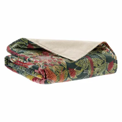 Throw blankets - Ewan Printed Comforter Multico 85 X 200 - MAISON VIVARAISE - SDE VIVARAISE WINKLER
