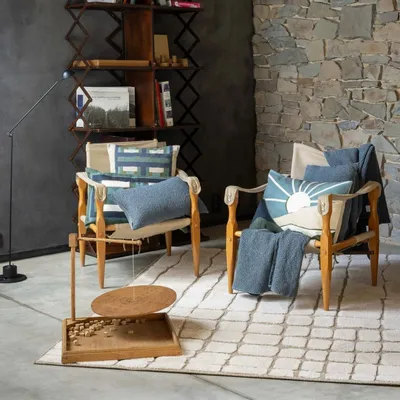 Bed linens - Recycled Throw Maia Plomb 180 X 260 - MAISON VIVARAISE - SDE VIVARAISE WINKLER