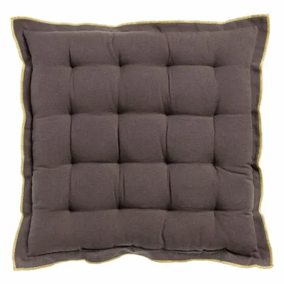 Chairs - Grace Recycled Chair Cushion Café 40 X 40 X 3 - MAISON VIVARAISE - SDE VIVARAISE WINKLER