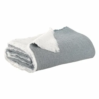 Linge de lit - Jeté Emilio Pacific 240 x 260 - MAISON VIVARAISE - SDE VIVARAISE WINKLER
