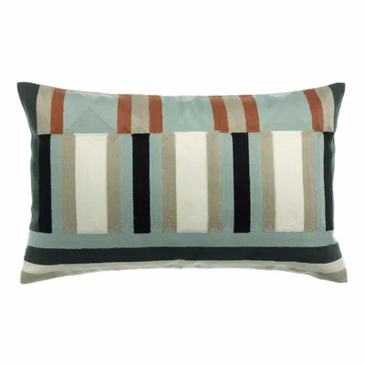 Coussins - Coussin brodé Jason Ciel 40 x 65 - MAISON VIVARAISE - SDE VIVARAISE WINKLER
