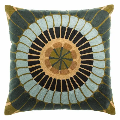 Coussins - Coussin brodé Zeno Multico 45 x 45 - MAISON VIVARAISE - SDE VIVARAISE WINKLER