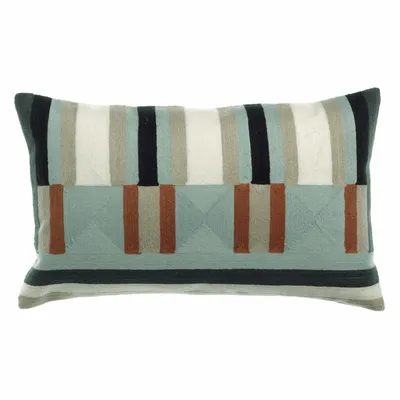 Coussins - Coussin brodé Jason Ciel 30 x 50 - MAISON VIVARAISE - SDE VIVARAISE WINKLER