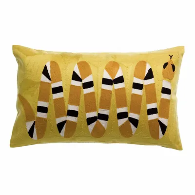Coussins - Coussin brodé Yoka Mangue 30 x 50 - MAISON VIVARAISE - SDE VIVARAISE WINKLER