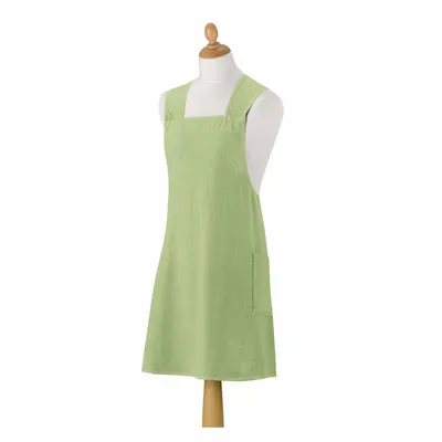 Aprons - Recycled Japanese kitchen apron Haru Amande 78 X 100 - MAISON VIVARAISE - SDE VIVARAISE WINKLER