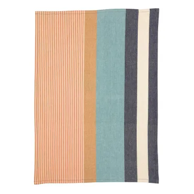 Dish towels - Recycled tea towel Yuna Azur 50 X 70 - MAISON VIVARAISE - SDE VIVARAISE WINKLER