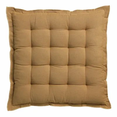 Chairs - Recycled chair pad Grace Cannelle 40 X 40 X 3 - MAISON VIVARAISE - SDE VIVARAISE WINKLER