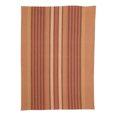Dish towels - Recycled Tea Towel Yuna Terracotta 50 X 70 - MAISON VIVARAISE - SDE VIVARAISE WINKLER