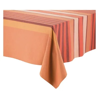 Nappes - Nappe recyclée Yuna Terracotta 170 x 170 - MAISON VIVARAISE - SDE VIVARAISE WINKLER