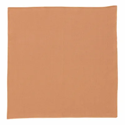Serviettes - Serviette de table recyclée Yuna Terracotta 50 x 50 - MAISON VIVARAISE - SDE VIVARAISE WINKLER