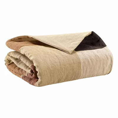 Throw blankets - Quilted Throw Zeff Kali Naturel 85 X 200 - MAISON VIVARAISE - SDE VIVARAISE WINKLER