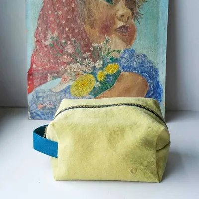 Clutches - Iona Cube Pouch Ananas 10 X 16 X 10 - LA CERISE SUR LE GATEAU