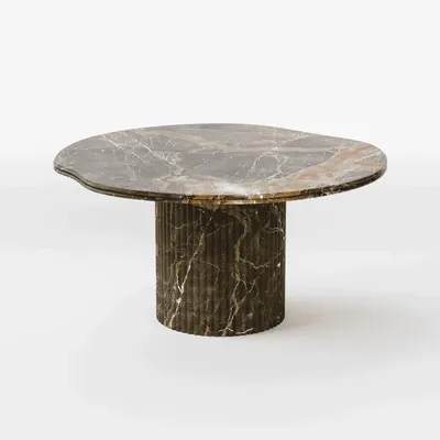 Tables Salle à Manger - Aura Nova- Table à manger en marbre Ombra di Caravaggio - PISTORE MARMI