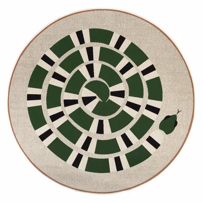 Rugs - Outdoor Rug Yoka Naturel Diamètre 160 - MAISON VIVARAISE - SDE VIVARAISE WINKLER