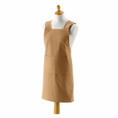 Aprons - Recycled kitchen apron Gen Tabac 120 X 85 - MAISON VIVARAISE - SDE VIVARAISE WINKLER