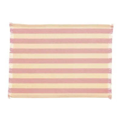 Table cloths - Recycled Placemat Yanis Pink 35 X 45 - MAISON VIVARAISE - SDE VIVARAISE WINKLER
