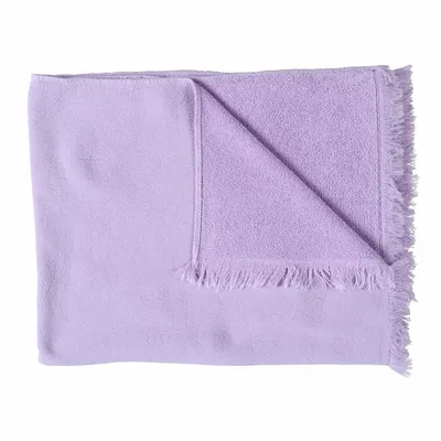 Serviettes de bain - Maxi drap de bain Luna Lilas 100 x 160 - LA CERISE SUR LE GATEAU