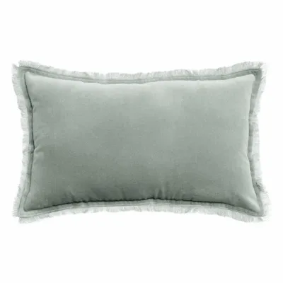 Cushions - Plain Fara Cushion Titane 30 X 50 - MAISON VIVARAISE - SDE VIVARAISE WINKLER