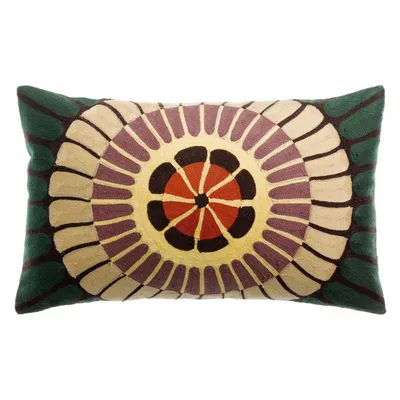 Coussins - Coussin brodé Zeno Forêt 30 x 50 - MAISON VIVARAISE - SDE VIVARAISE WINKLER