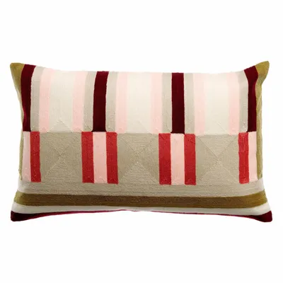 Coussins - Coussin brodé Jason Mousse 30 x 50 - MAISON VIVARAISE - SDE VIVARAISE WINKLER