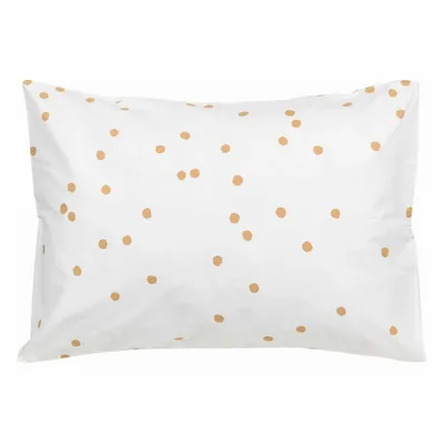 Linge de lit - Taie d'oreiller Odette Milk/Bronze 50 x 70 - LA CERISE SUR LE GATEAU
