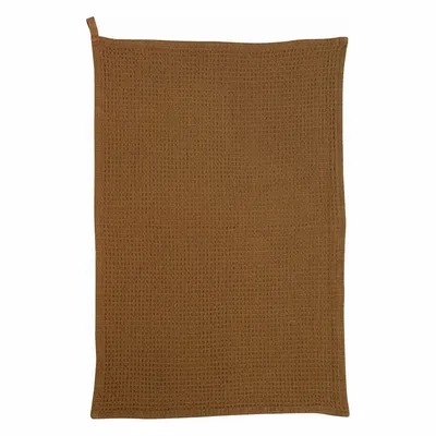Torchons - Torchon nid d'abeilles uni Mumba Tabac 50 x 70 - MAISON VIVARAISE - SDE VIVARAISE WINKLER
