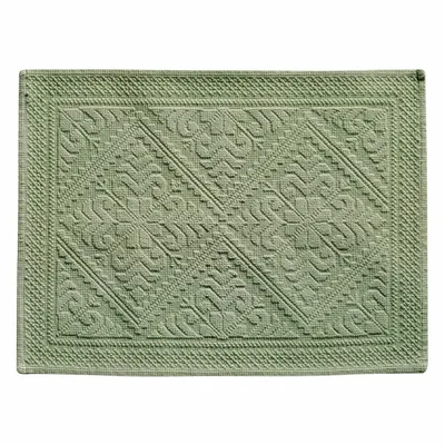 Autres linges de bain - Tapis de bain Enzo Tilleul 54 x 64 - MAISON VIVARAISE - SDE VIVARAISE WINKLER
