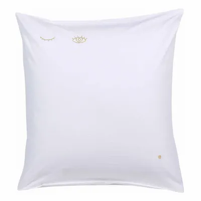 Bed linens - Eyes pillowcase Milk 65 X 65 - LA CERISE SUR LE GATEAU