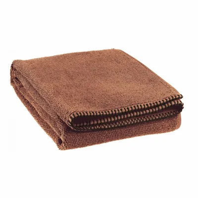 Other bath linens - Bora Bath Sheet Cacao 70 X 130 - MAISON VIVARAISE - SDE VIVARAISE WINKLER